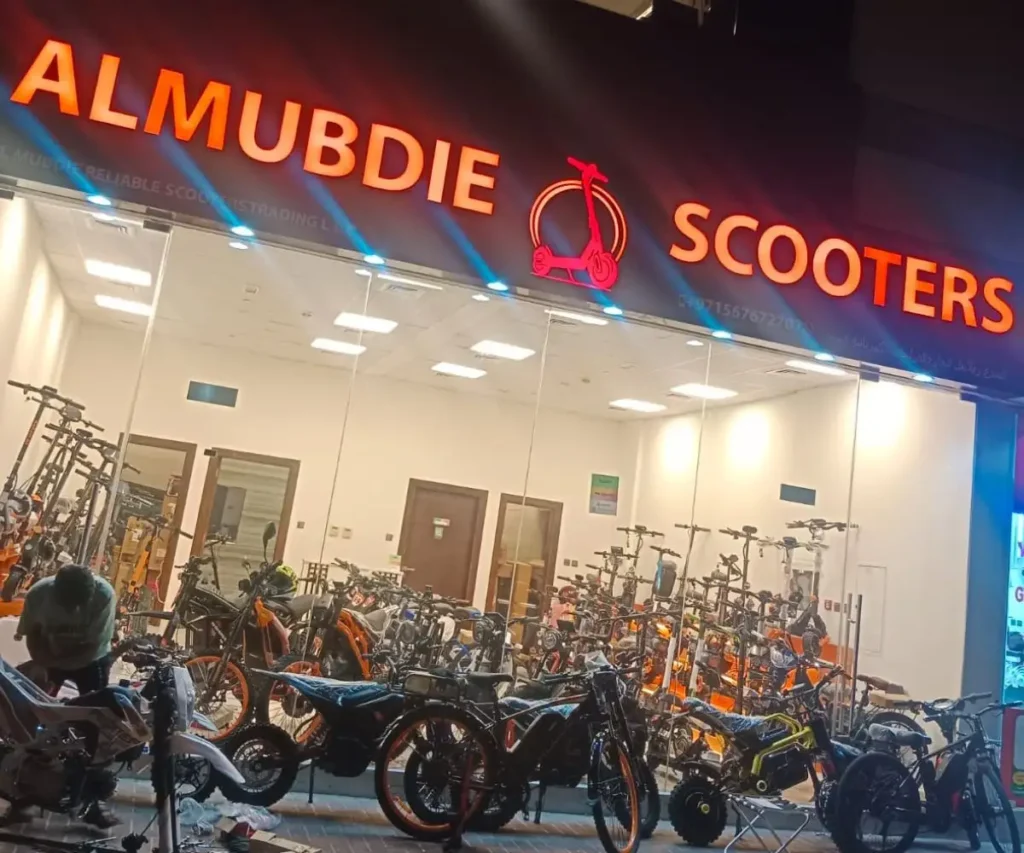 Best Places To Buy Electric Scooters in Dubai 2 almubdie-scooters-dubai-branch